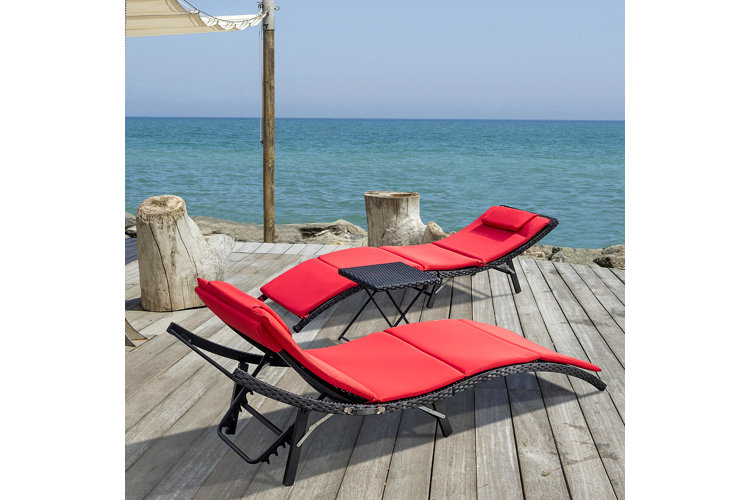 Anthonyville outdoor adjustable discount reclining chaise lounge